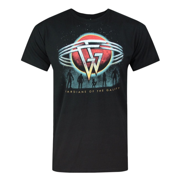 Guardians Of The Galaxy officiella Mens Planet T-Shirt S Svart Black S