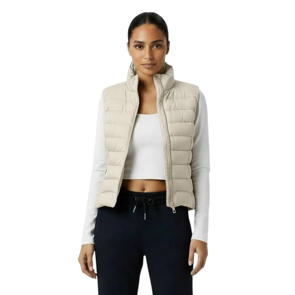 Jack Wills Lättviktsväst i polyester för dam, storlek 8 UK, beige Beige 8 UK