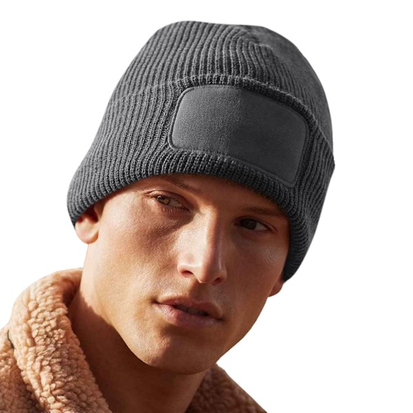 Beechfield Original Patchwork Återvunnen Mössa En Storlek Grafit Graphite Grey One Size