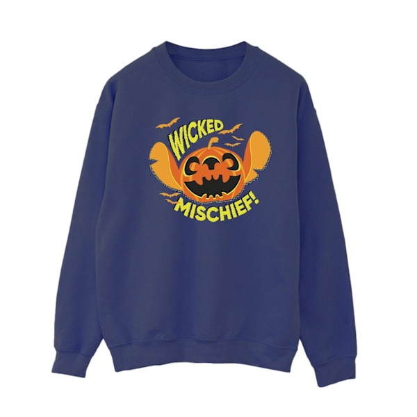 Disney Dam/Dam Lilo Och Stitch Wicked Mischief Sweatshirt Navy Blue M