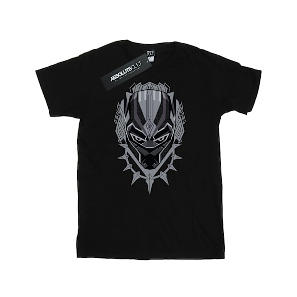 Marvel Black Panther Head T-shirt XXL Svart Black XXL