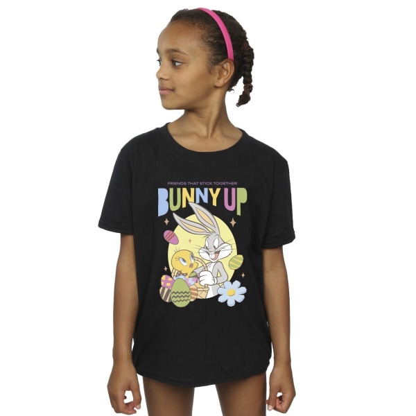 Looney Tunes Girls Bunny Up Bomull T-shirt 12-13 år Svart Black 12-13 Years