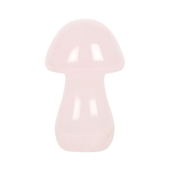 Something Different Rosenkvarts Svampskristall En Storlek Ros Rose One Size