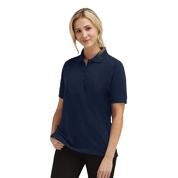 Ultimate Womens/Ladies Pique Polo 18 UK Marinblå Navy Blue 18 UK