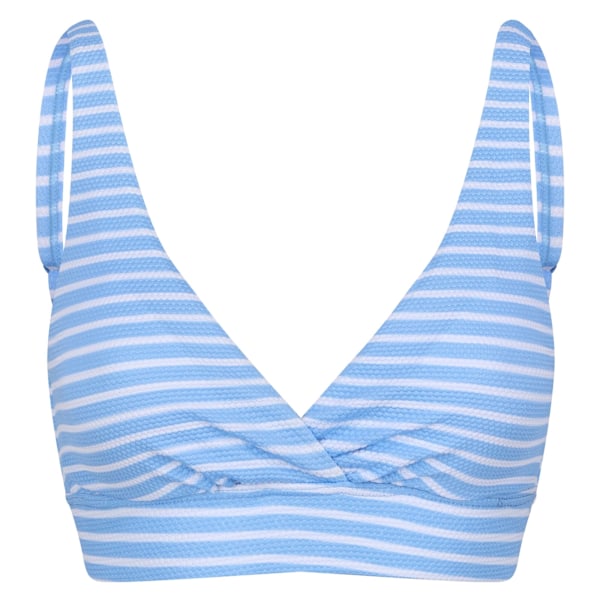 Regatta Paloma randig texturerad bikiniöverdel för damer 20 UK E Elysium Blue/White 20 UK