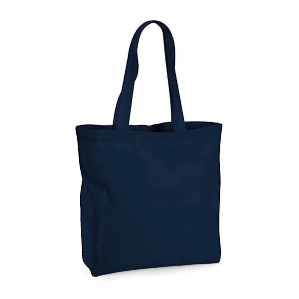 Westford Mill Unisex ekologisk premium bomull maxi tote väska en storlek French Navy One Size