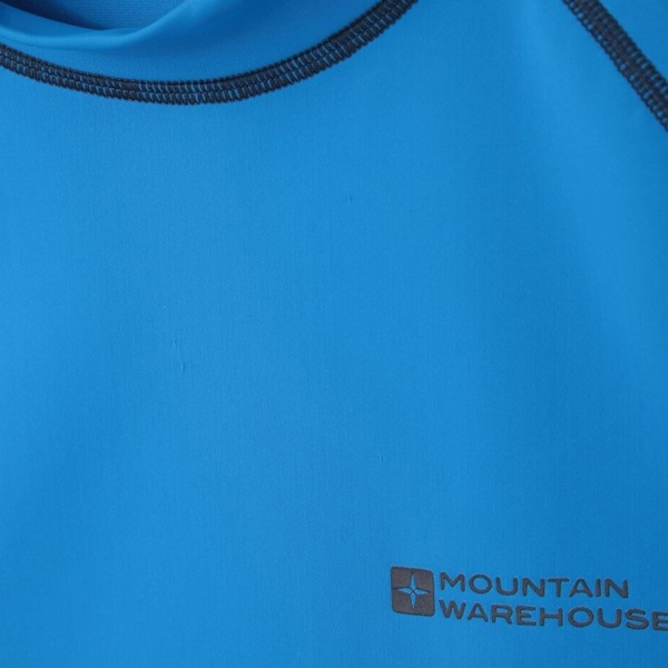 Mountain Warehouse UV-skyddande rashguard för män, L, blå Blue L