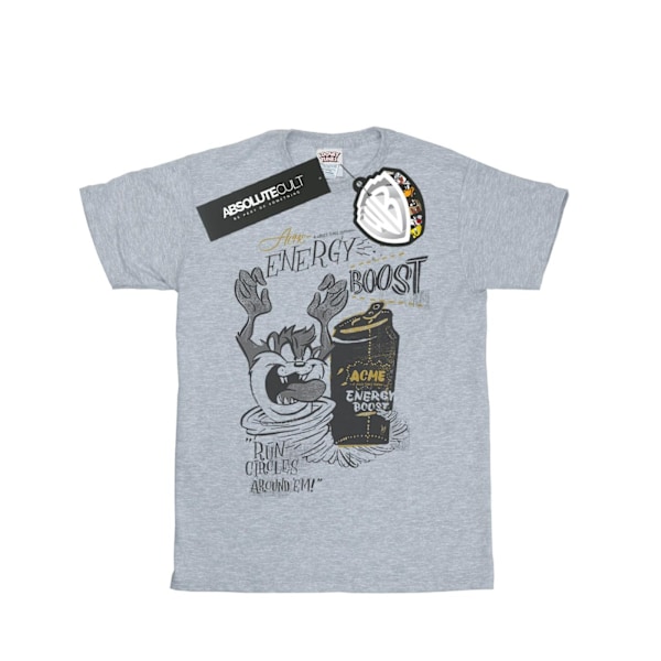 Looney Tunes Boys Taz Energy Boost T-Shirt 9-11 år Sports Grå Sports Grey 9-11 Years