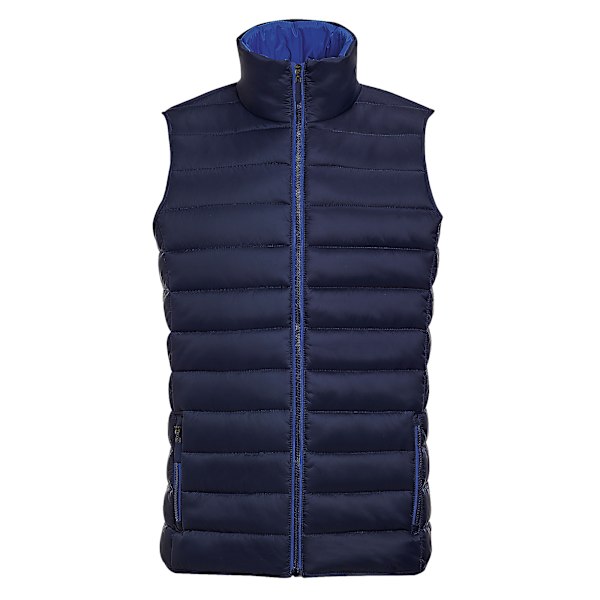 SOLS Herr Wave Vadderad Vattenavvisande Bodywarmer/Gilet M Marinblå Navy M