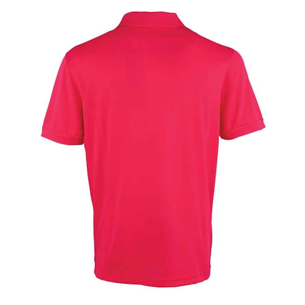 Premier Mens Coolchecker Pique Polo Shirt S Hot Pink Hot Pink S