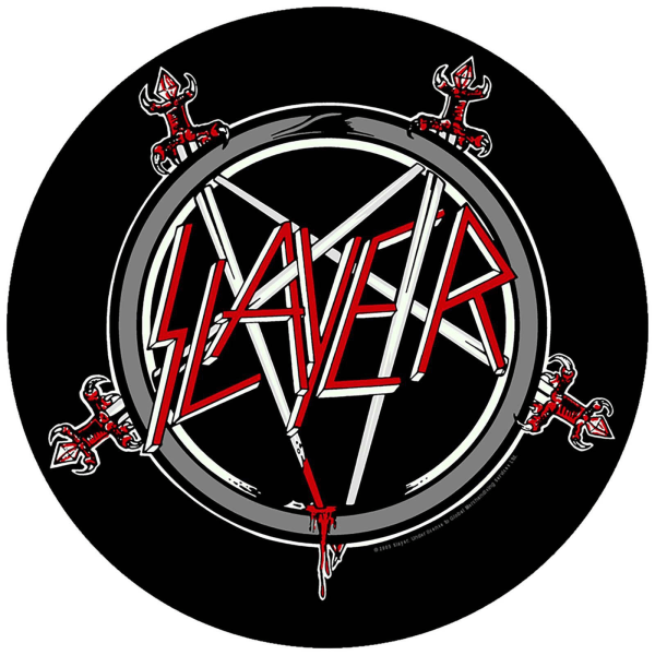 Slayer Pentagram Patch One Size Svart/Röd/Vit Black/Red/White One Size