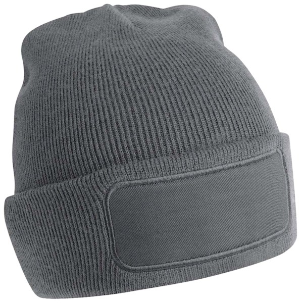 Beechfield Original Patch Recycled Beanie One Size Graphite Graphite One Size
