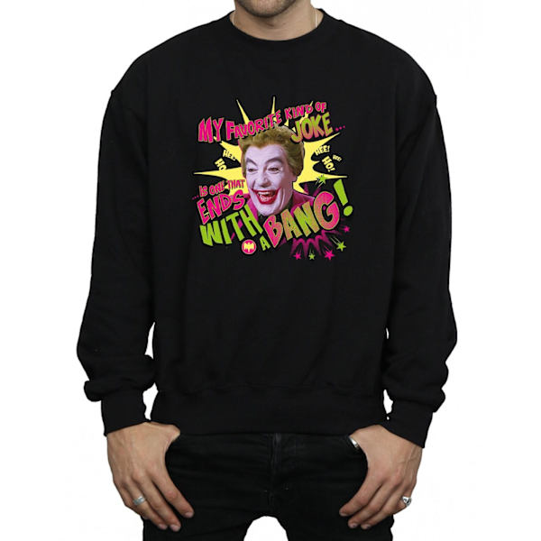 DC Comics Herr Batman TV-serie Joker Bang Sweatshirt M Svart Black M