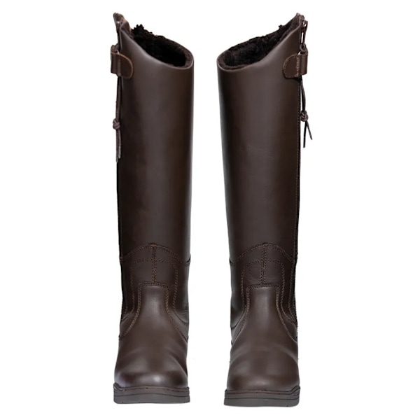 HyLAND Unisex Vinterridstövlar i Läder, Londonderry, Brun Dark Brown 4 UK