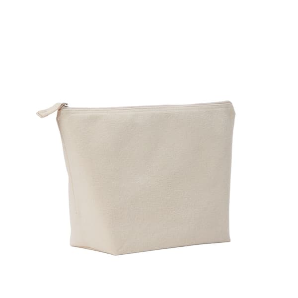 Nutshell Luxe Canvas Accessory Bag S Natural Natural S