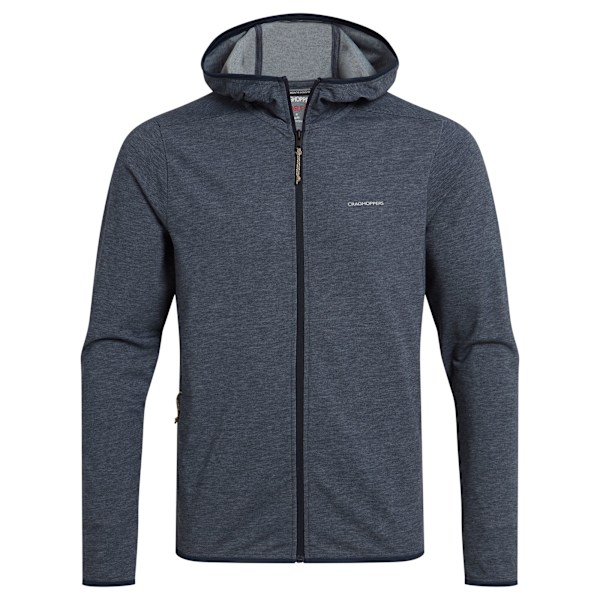 Craghoppers Deft Nosilife Full Zip Hoodie för Herrar, Storlek S, Blå Marinmelerad Blue Navy Marl S