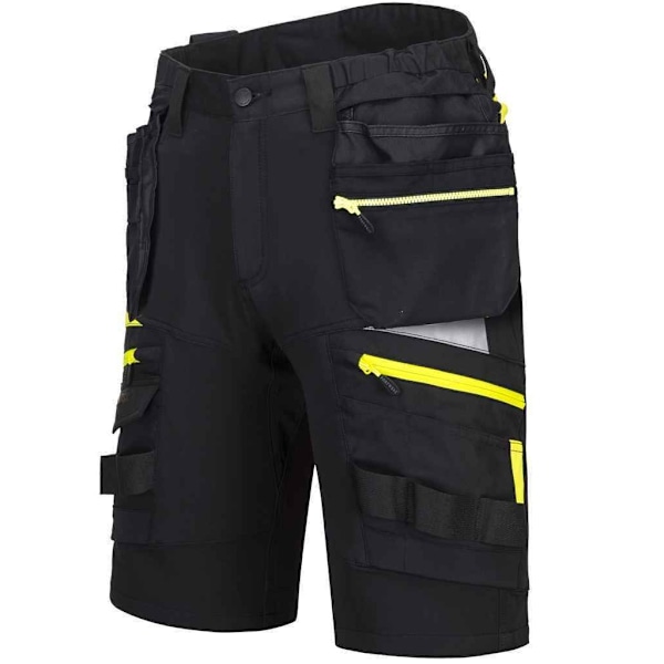 Portwest Herr Avtagbara Holster Fick Shorts 32R Svart Black 32R