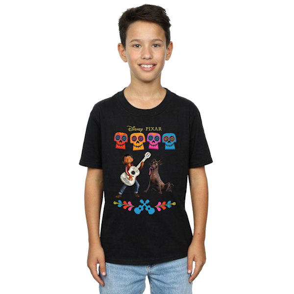 Coco Boys Miguel Logo Bomull T-shirt 5-6 år Svart Black 5-6 Years