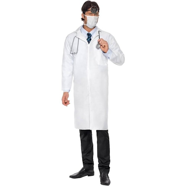 Smiffys Unisex Vuxen Läkarkostym XL Vit White XL