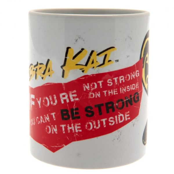 Cobra Kai Stark Mugg En Storlek Vit/Röd/Gul White/Red/Yellow One Size