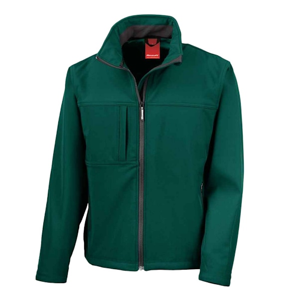 Result Classic Soft Shell-jacka för herr, M, flaskgön Bottle Green M