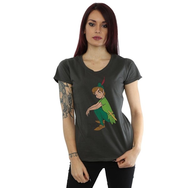Peter Pan Dam/Dam Classic Heather T-Shirt XL Ljus Grafit Light Graphite XL