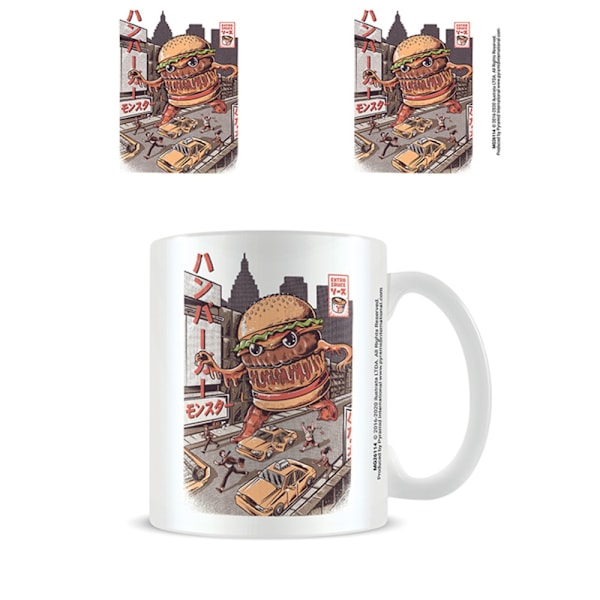 Ilustrata Burgerzilla Mug En Storlek Flerfärgad Multicoloured One Size