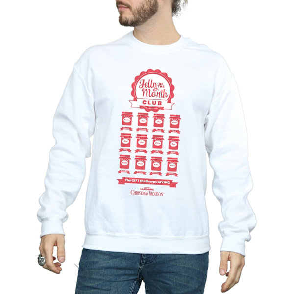 National Lampoon's Christmas Vacation Herr Jelly Club Sweatshirt White 3XL