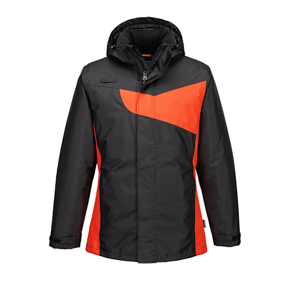Portwest Herr PW2 Vinterjacka S Svart/Röd Black/Red S