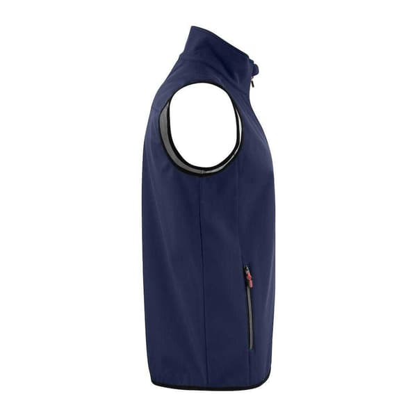 Printer Herr Trial Softshell Body Warmer 3XL Marinblå Navy 3XL
