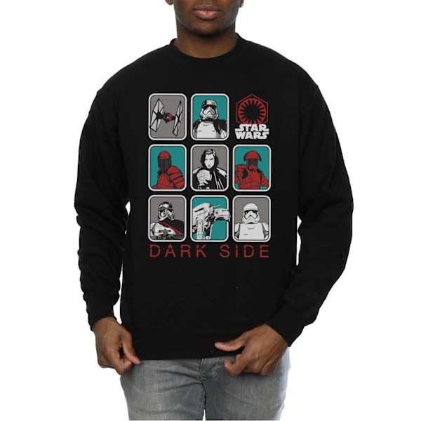 Star Wars The Last Jedi Dark Side Multi Character Sweatshirt för män Black L