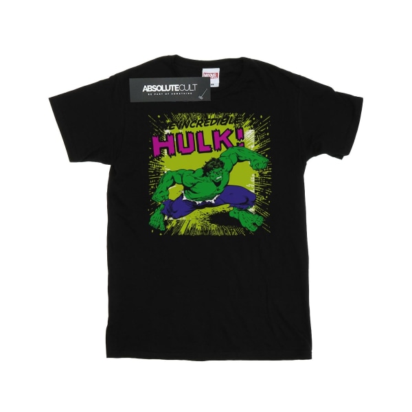 Marvel Boys Incredible Hulk T-shirt 12-13 år svart Black 12-13 Years