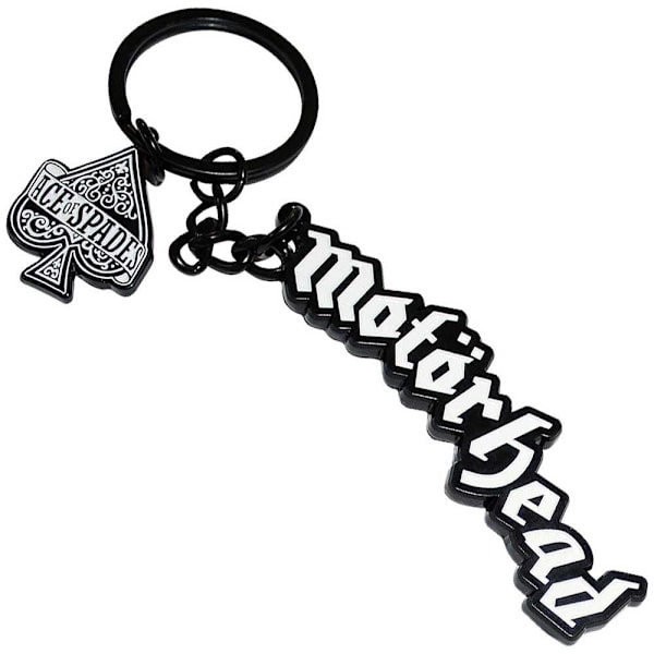 Motorhead Ace Of Spades Logonyckelring One Size Svart/Vit Black/White One Size