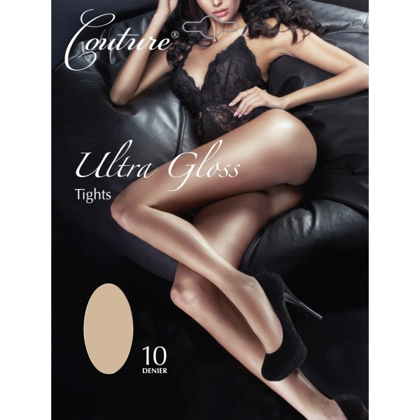 Couture Dam/Dam Ultra Gloss Tights (1 par) Large Natural Natural Large