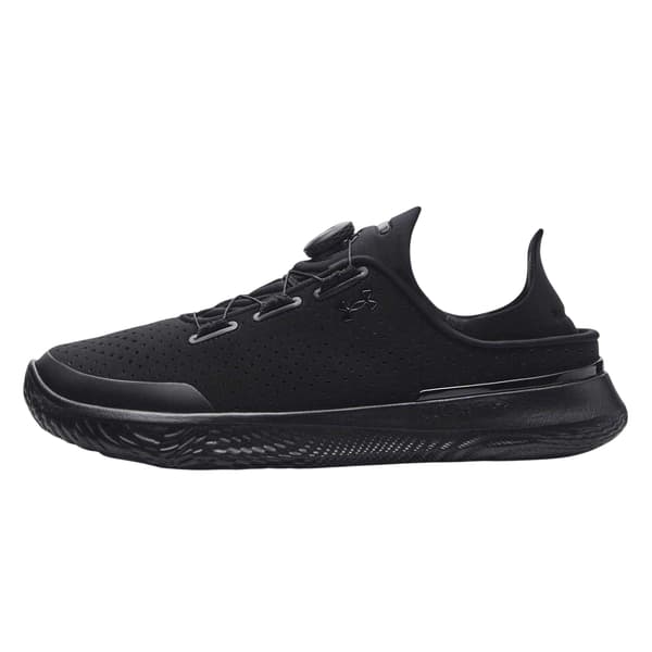 Under Armour Herrskor i prestandaläder med BOA snörningssystem 7 Black 7.5 UK
