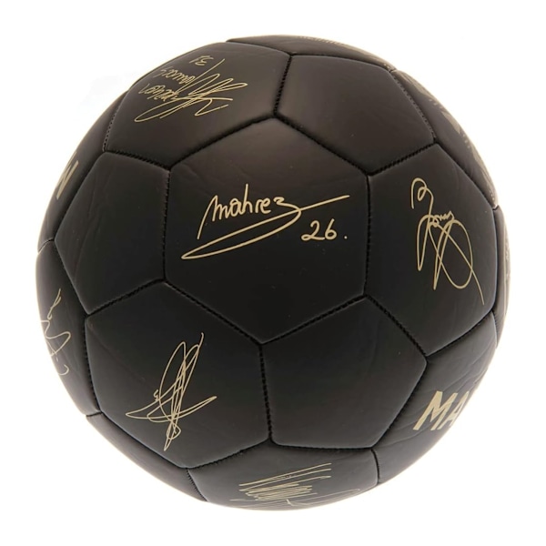 Manchester City FC Phantom Signature Football 1 Matt Black/Gold Matt Black/Gold 1