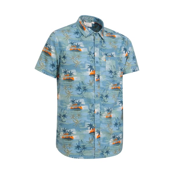 Mountain Warehouse Herr Tropical Skjorta S Bright Blue Bright Blue S