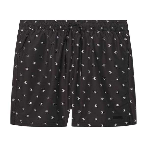 Calvin Klein Herr Logotyp Badshorts L Svart Black L