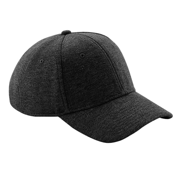 Beechfield Unisex Jersey Athleisure Baseball Cap One Size Heath Heather Graphite One Size