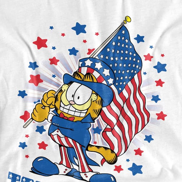 Garfield Herr Subtil T-shirt M Vit White M