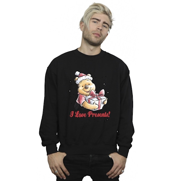 Disney Winnie The Pooh Love Presents Sweatshirt 3XL Svart Black 3XL