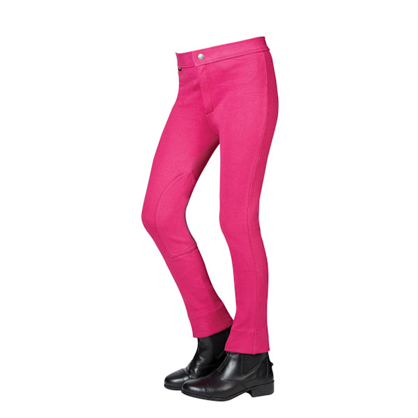 Saxon Barn/Barnkläder Uppvärmning Bomull Jodhpurs II 23 Tum Fuschia Fuschia 23 Inch