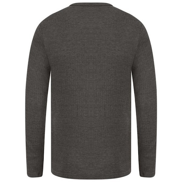 Absolute Apparel Herr Termisk Långärmad T-shirt M Charcoal Charcoal M