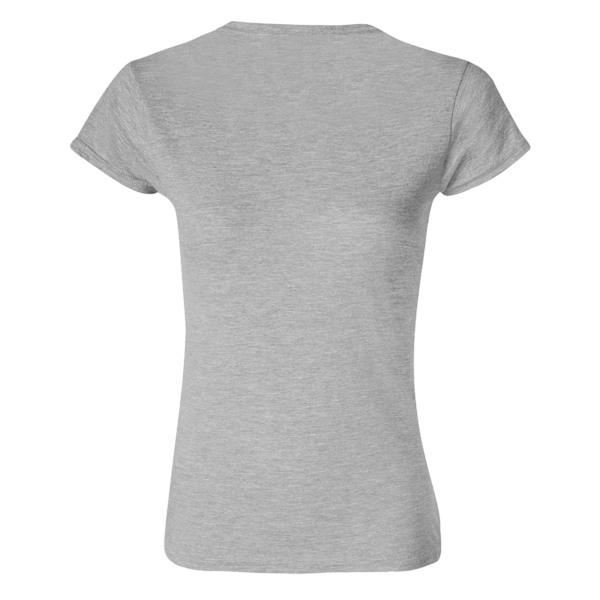 Gildan Softstyle T-shirt för damer, mellanvikt, storlek L, sportgrå Sports Grey L