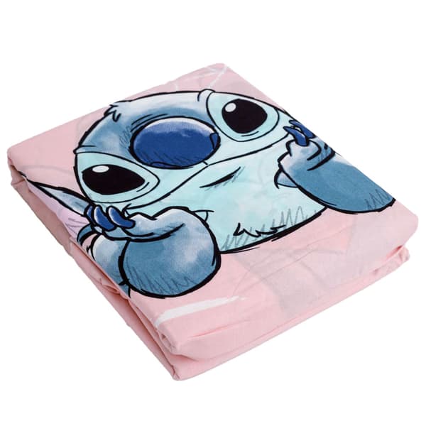 Lilo & Stitch Aloha Påslakanset Enkel Dusty Pink Dusty Pink Single