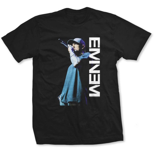 Eminem Mikrofon T-shirt för dam/dam XXL Svart Black XXL