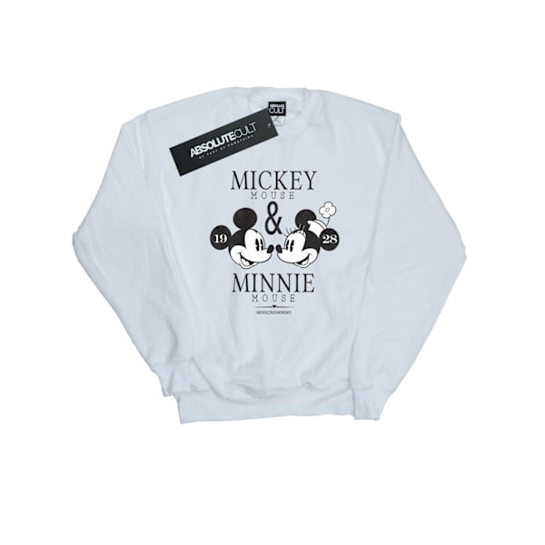 Disney Boys Mickey och Minnie Mouse Mousecrush Mondays Sweatshirt White 5-6 Years