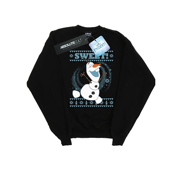 Disney Herr Frozen Olaf Sweet Jultröja M Svart Black M