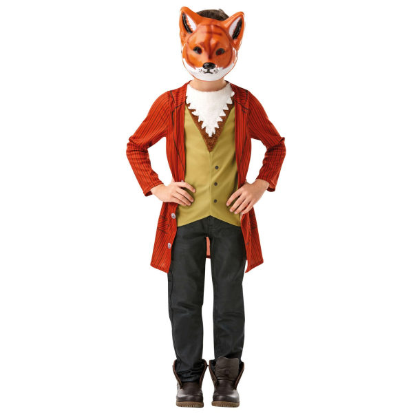 Bristol Novelty Childrens/Kids Deluxe Fox Costume 7-8 Years Ora Orange/Green/White 7-8 Years