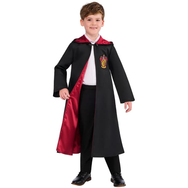 Harry Potter Barn/Barn Lyxig Gryffindor Robe Set 9-10 År Black 9-10 Years